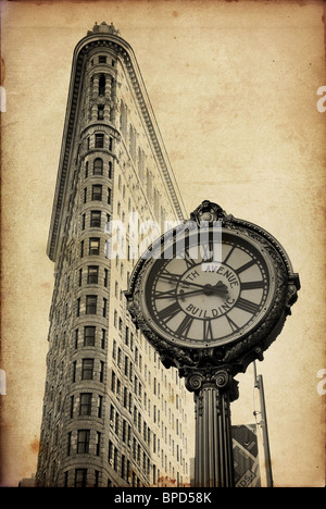 New York City Flat Iron building an der 5th Avenue in Manhattan Stockfoto