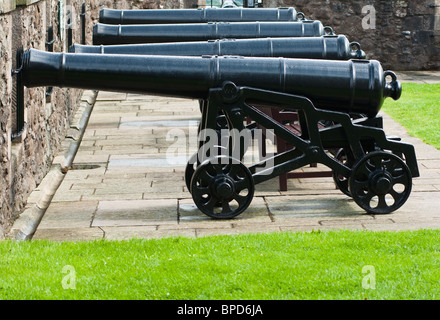 Stirling Castle Kanonen, Schottland Stockfoto