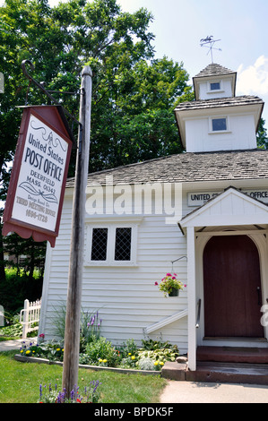 Post Office, historische Deerfield, Massachusetts, USA Stockfoto