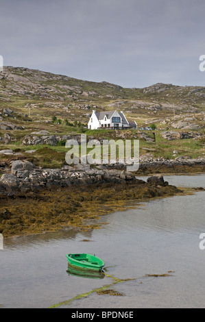 Eine kleine geschützte Hafen von Ludag an der Südspitze von South Uist, äußeren Hebriden, Schottland.  SCO 6400 Stockfoto