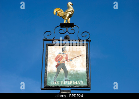 Gasthaus Zeichen Schütze Pub, Twickenham, Middlesex, england Stockfoto