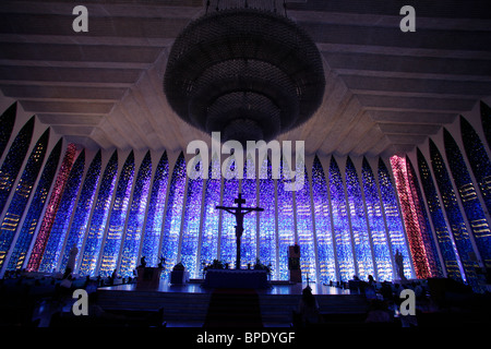 Santuario Dom Bosco Kirche, Brasilia, Brasilien. Stockfoto