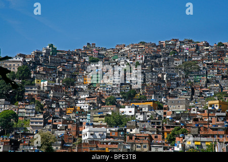 Rocinha Favela, Rio De Janeiro, Brasilien. Stockfoto