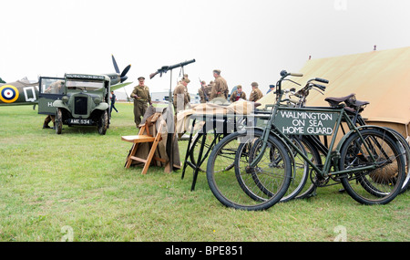 Papas Armee Look-alikes in Shoreham Luft zeigen Stockfoto