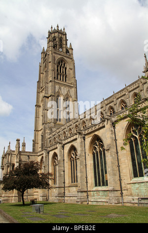 Kirche Saint Botolphs in Boston Boston Stump genannt. Stockfoto