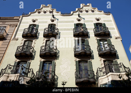 Barcelona Gracia Casa Francesc Cama Stockfoto