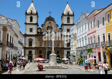 Igreja de Sao Francisco Kirche, Salvador, Bahia, Brasilien. Stockfoto