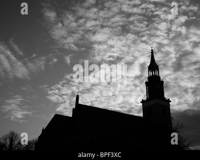 Die Marienkirche (Marienkirche) in Berlin ist eine evangelische Kirche aus dem 14. Jahrhundert. Februar 2010 Stockfoto