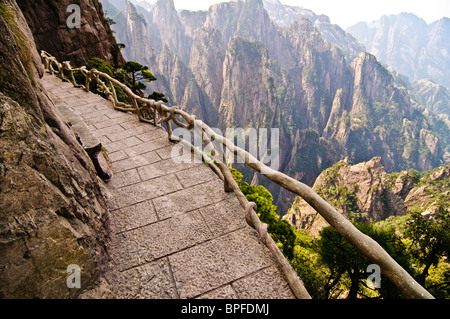 Blick auf die Berge des Huang Shan (Mt. Huang), China Stockfoto