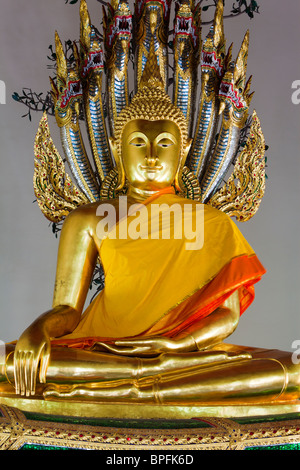 Wat Pho, meditieren Buddha Statue, Bangkok, Thailand, Südostasien Stockfoto