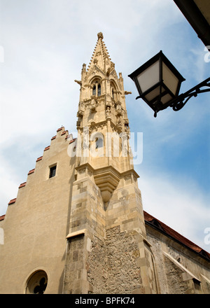 Bratislava - Klarisky gotischen Turm Stockfoto