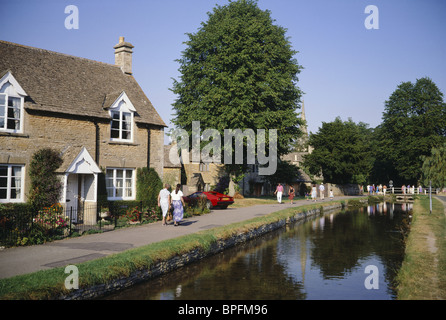 Lower Slaughter, Cotswolds, England Stockfoto