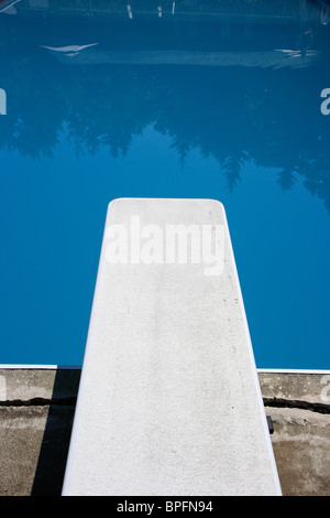 Schwimmbad-Sprungturm, Bar Harbor, USA Stockfoto