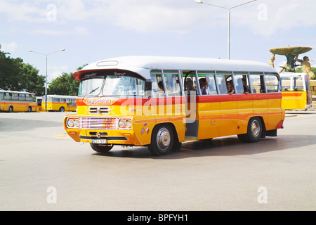 Lokalen maltesischen Bus, Malta Stockfoto