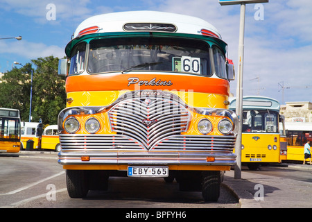 Lokalen maltesischen Bus, Malta Stockfoto