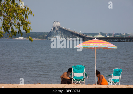 Schöne Brücke, Potomac River, Maryland und Virginia USA Harry Stockfoto