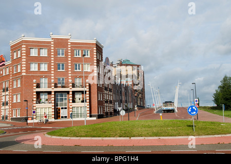 Lelystad Hauptstadt der Provinz Flevoland, auf neu gewonnenem Land gebaut wurde gegründet 1967 Batavia Stad Stockfoto