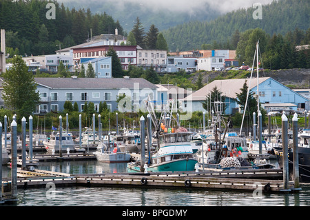 Hafen, Prinz-William-Sund, Cordova, Alaska. Stockfoto