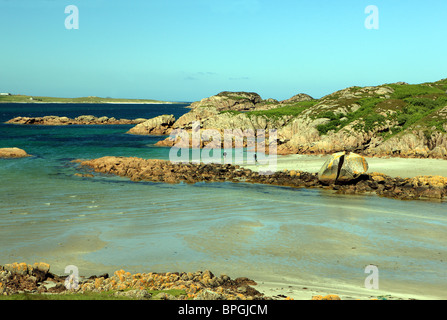 Fionnphort Strand auf der Isle of Mull Stockfoto