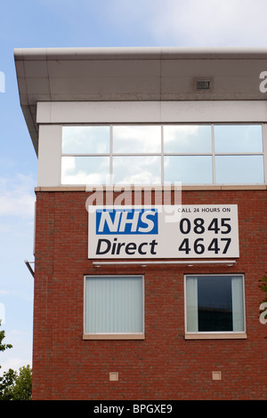 NHS Direct. Die britische Regierung bestätigt Pläne für die NHS Direct-Helpline zu verschrotten. Stockfoto