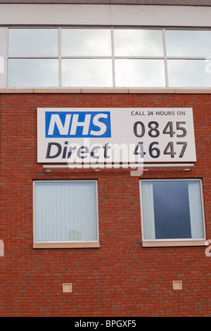 NHS Direct. Die britische Regierung bestätigt Pläne für die NHS Direct-Helpline zu verschrotten. Stockfoto