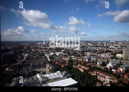 Twilight-Blick über London Milbank Turm entnommen Stockfoto