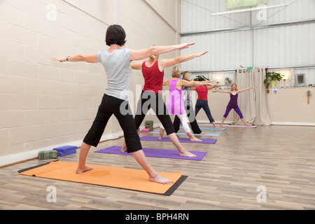 Yoga Klasse Stockfoto