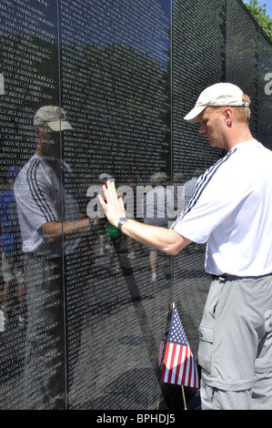 Das Vietnam Veterans Memorial, Washington DC, USA Stockfoto