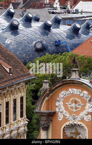 Kunsthaus Graz / Grazer Kunsthaus / Kunstmuseum Graz, Graz, Steiermark, Österreich Stockfoto