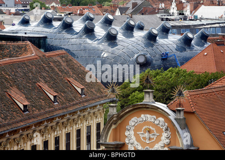 Kunsthaus Graz / Grazer Kunsthaus / Kunstmuseum Graz, Graz, Steiermark, Österreich Stockfoto