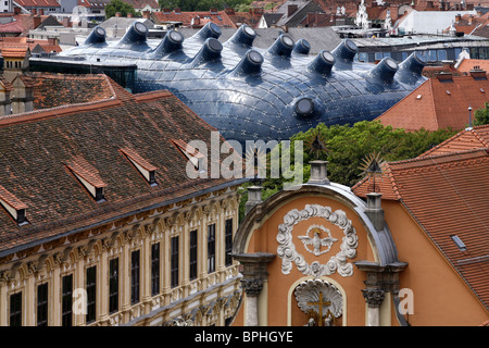 Kunsthaus Graz / Grazer Kunsthaus / Kunstmuseum Graz, Graz, Steiermark, Österreich Stockfoto