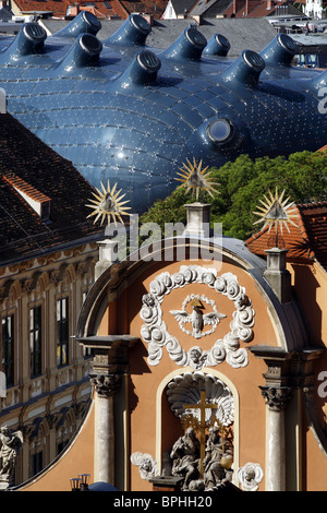 Kunsthaus Graz / Grazer Kunsthaus / Kunstmuseum Graz, Graz, Steiermark, Österreich Stockfoto