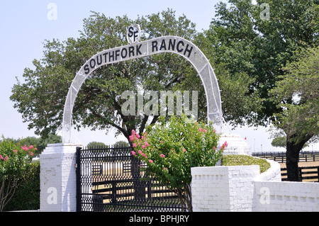 Southfork Ranch, Texas, USA - Form beliebten TV-Serie "Dallas" Stockfoto