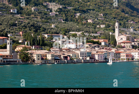 Maderno Stadt am Ufer des Gardasee, Italien Stockfoto