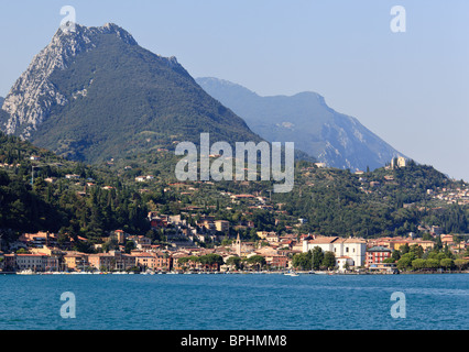 Toscolano Maderno oder Maderno am Ufer des Gardasees, Italien Stockfoto