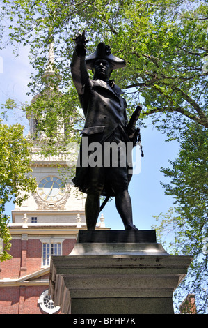 Commodore Barry Statue, Philadelphia, Pennsylvania, USA Stockfoto