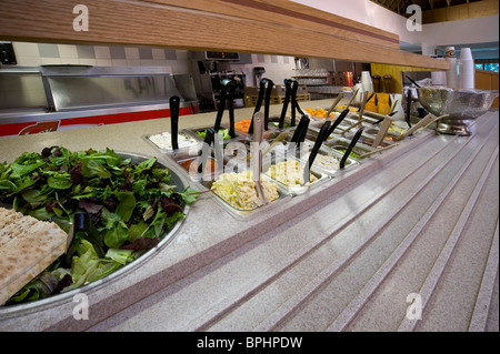 Salat-Bar im Restaurant, Philadelphia, USA Stockfoto