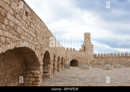 Koules Festung in den venezianischen Hafen von Heraklion, Kreta, Griechenland. Stockfoto