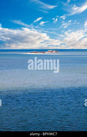 Schöne Landschaft in der Nähe von Lefkada Insel in Griechenland. Stockfoto