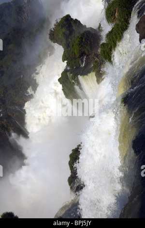 Luftaufnahme der Iguazu Wasserfälle im argentinischen Nationalpark Stockfoto