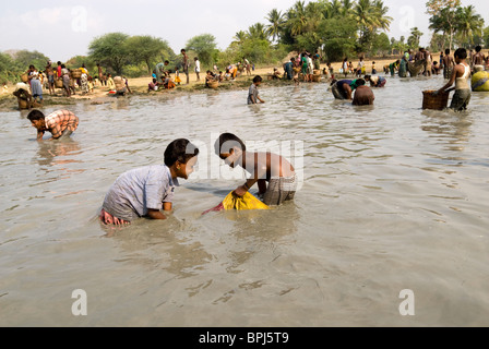 Angeln-Festival im Venthanpatti in der Nähe von Ponnamaravathy, Pudukkottai Bezirk, Tamil Nadu; Indien. Stockfoto