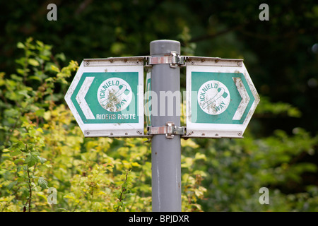 Wegweiser für Icknield Way Stockfoto