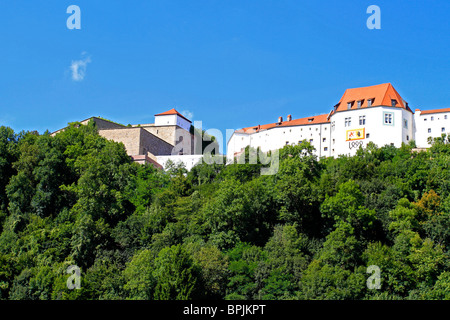 Castel, Veste Oberhaus in Passau, Niederbayern, Deutschland Stockfoto