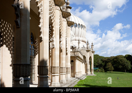 Der Royal Pavilion und Gelände, Brighton, Sussex, England Stockfoto