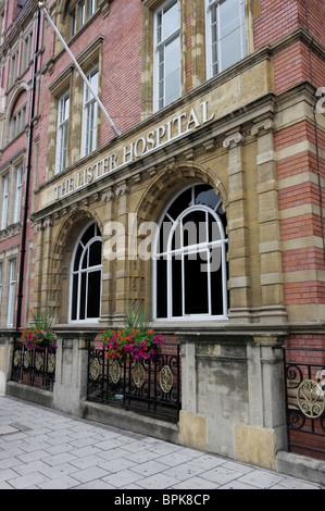 Herstellung Qualität private Gesundheitsversorgung das Lister Krankenhaus in Chelsea Bridge Road. Stockfoto