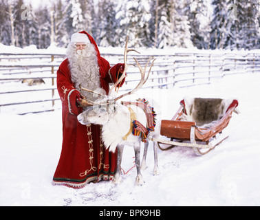 Santa Claus, Lappland, Finnland Stockfoto