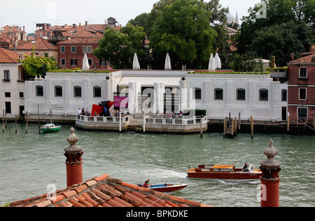 Haus von Peggy Guggenheim in Venedig, das ist jetzt eine Galerie ihrer Sammlung moderner Kunst gewidmet Stockfoto