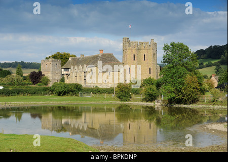 Stokesay Castle in South Shropshire Stockfoto