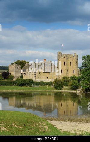 Stokesay Castle in South Shropshire Stockfoto