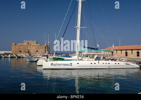 Hafen Pafos Stockfoto